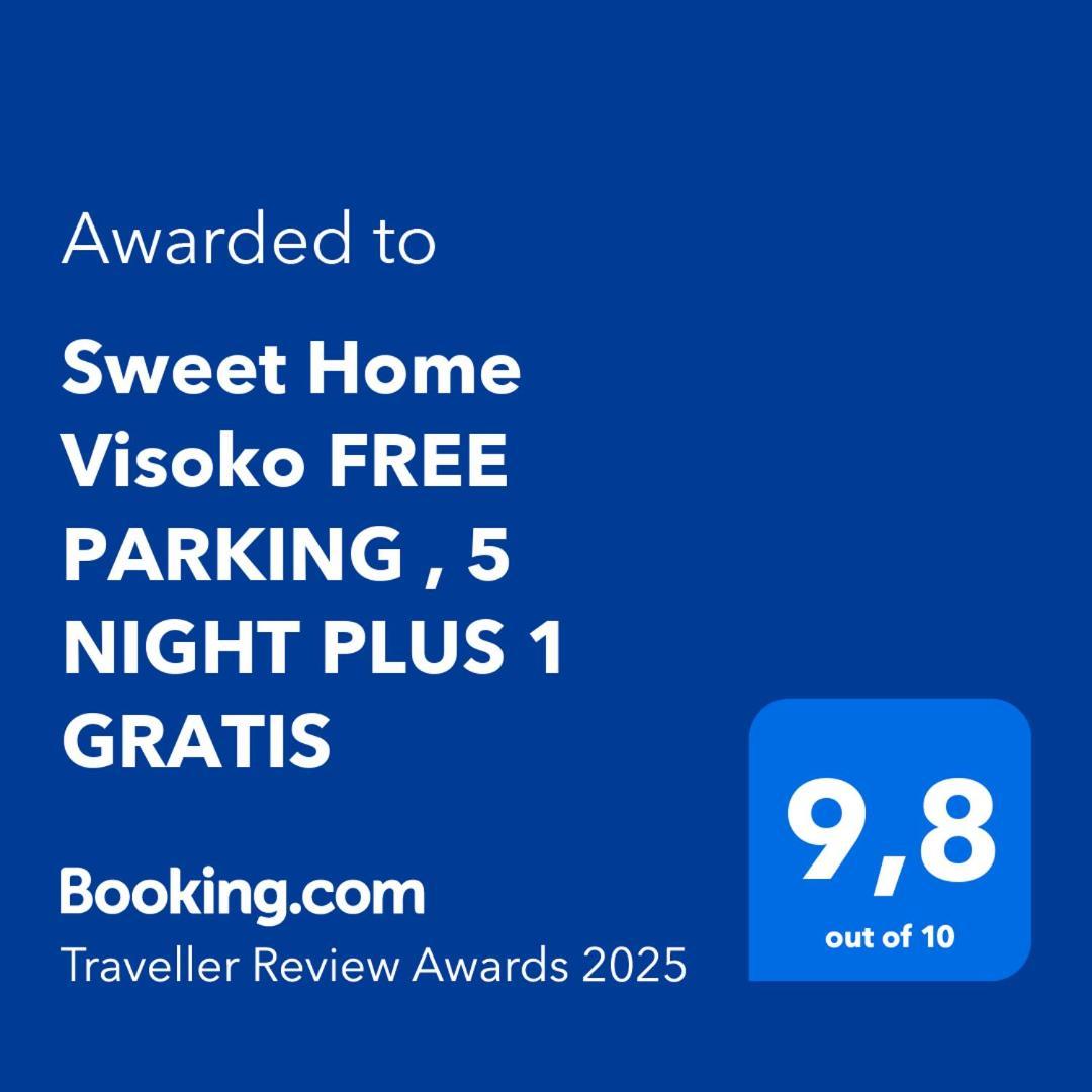 Sweet Home Visoko Free Parking, Ac Exterior foto
